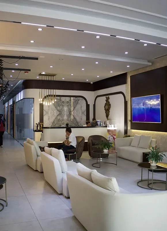 Patient waiting area at a VeaHealth partner clinic in Istanbul